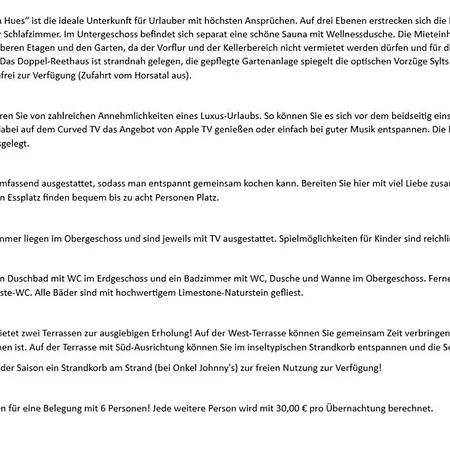 Дом отдыха Horsa Hues - Westerlandstr 22 B Веннингштедт